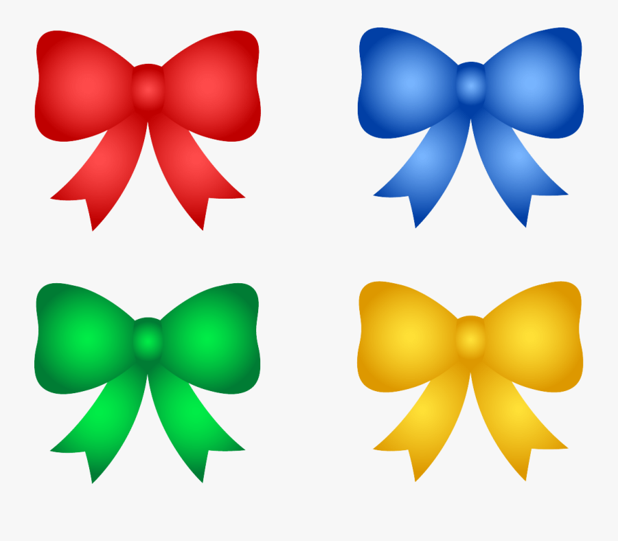 Cheer Bow Clipart Outline - Christmas Bows Clipart, Transparent Clipart