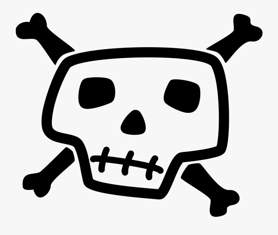 Clip Art Pirate Skull Clipart - Clipart Skull And Crossbones, Transparent Clipart