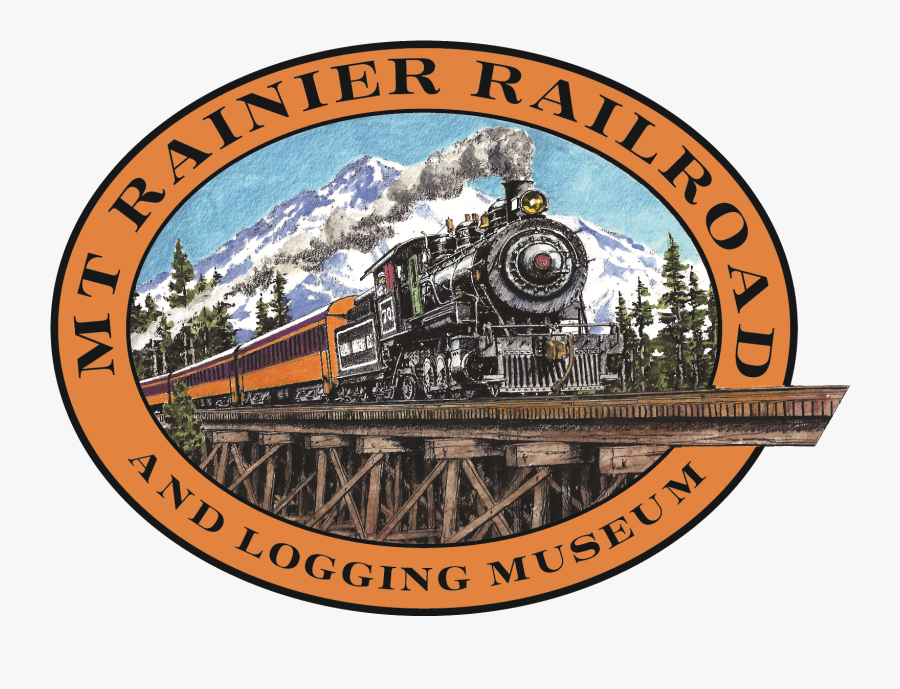 Transparent Polar Express Clipart - Mount Rainier Scenic Railroad Logo, Transparent Clipart