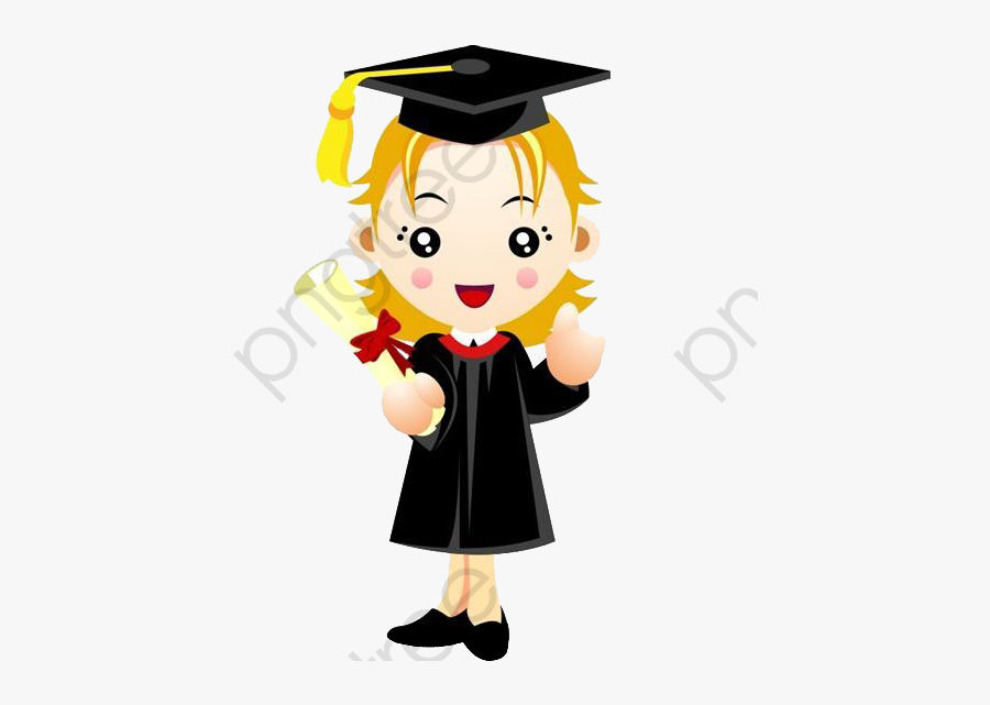 Boy And Girl Clipart Graduation - Dibujo Estudiante De Universidad, Transparent Clipart