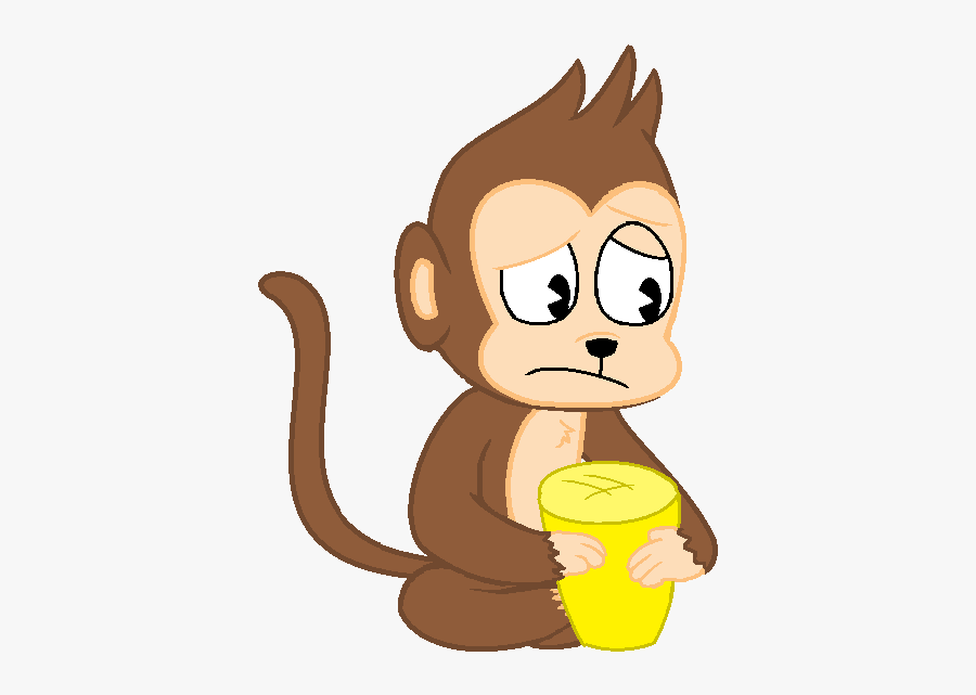 Family Transparent Free For - Sad Cartoon Monkeys Transparent Background, Transparent Clipart
