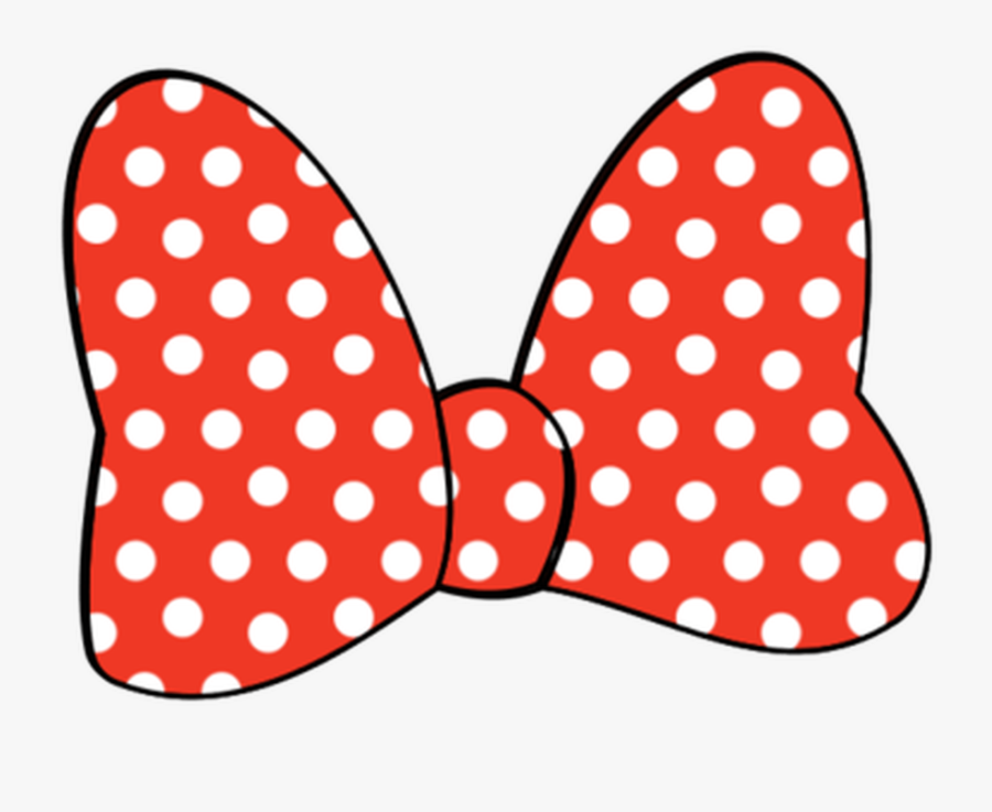 Minnie Mouse Bow Clip Art - Transparent Minnie Mouse Bow Png, Transparent Clipart
