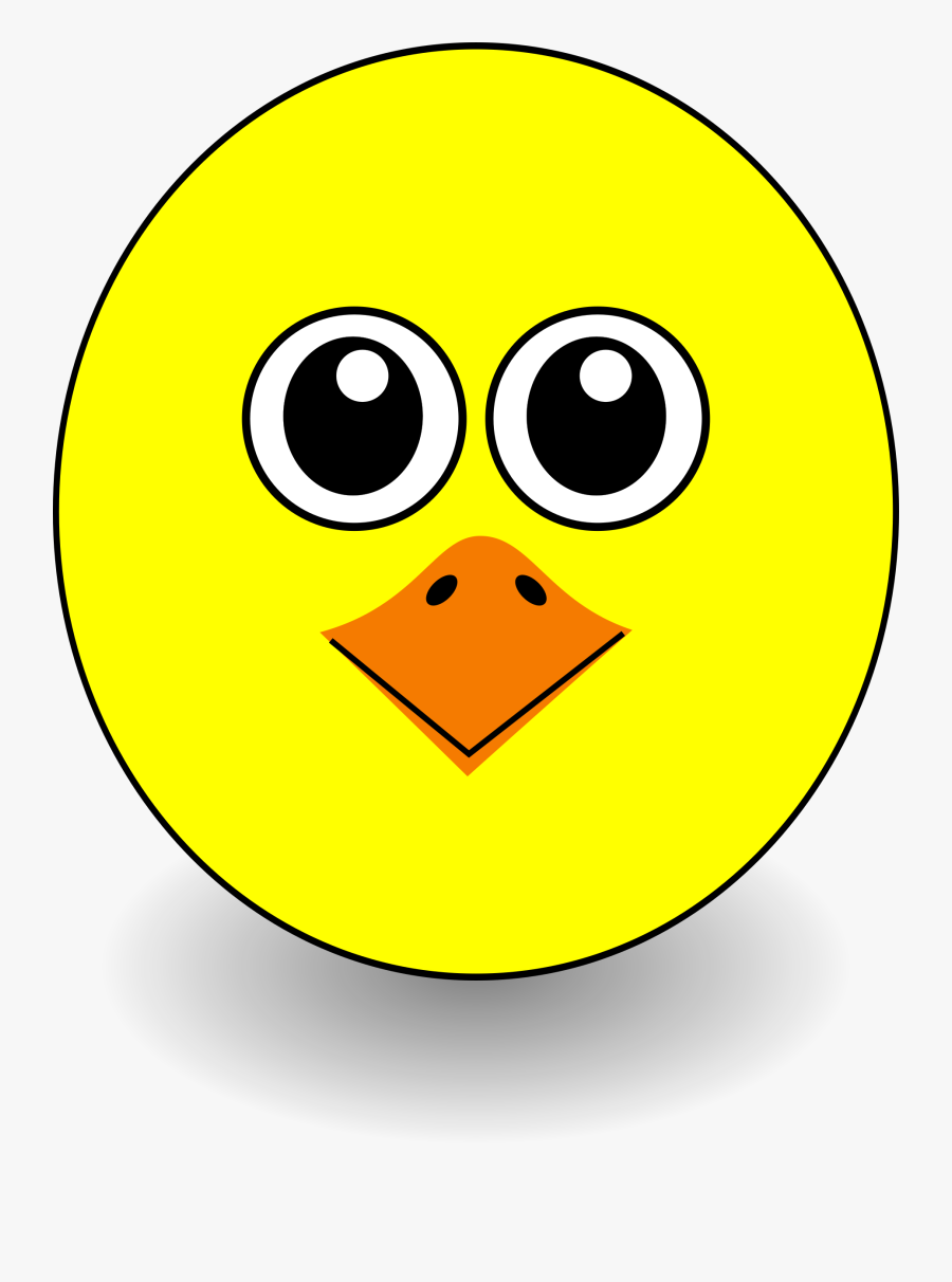 Clip Art Cartoon Chicken Face - Chicken Face Clipart, Transparent Clipart