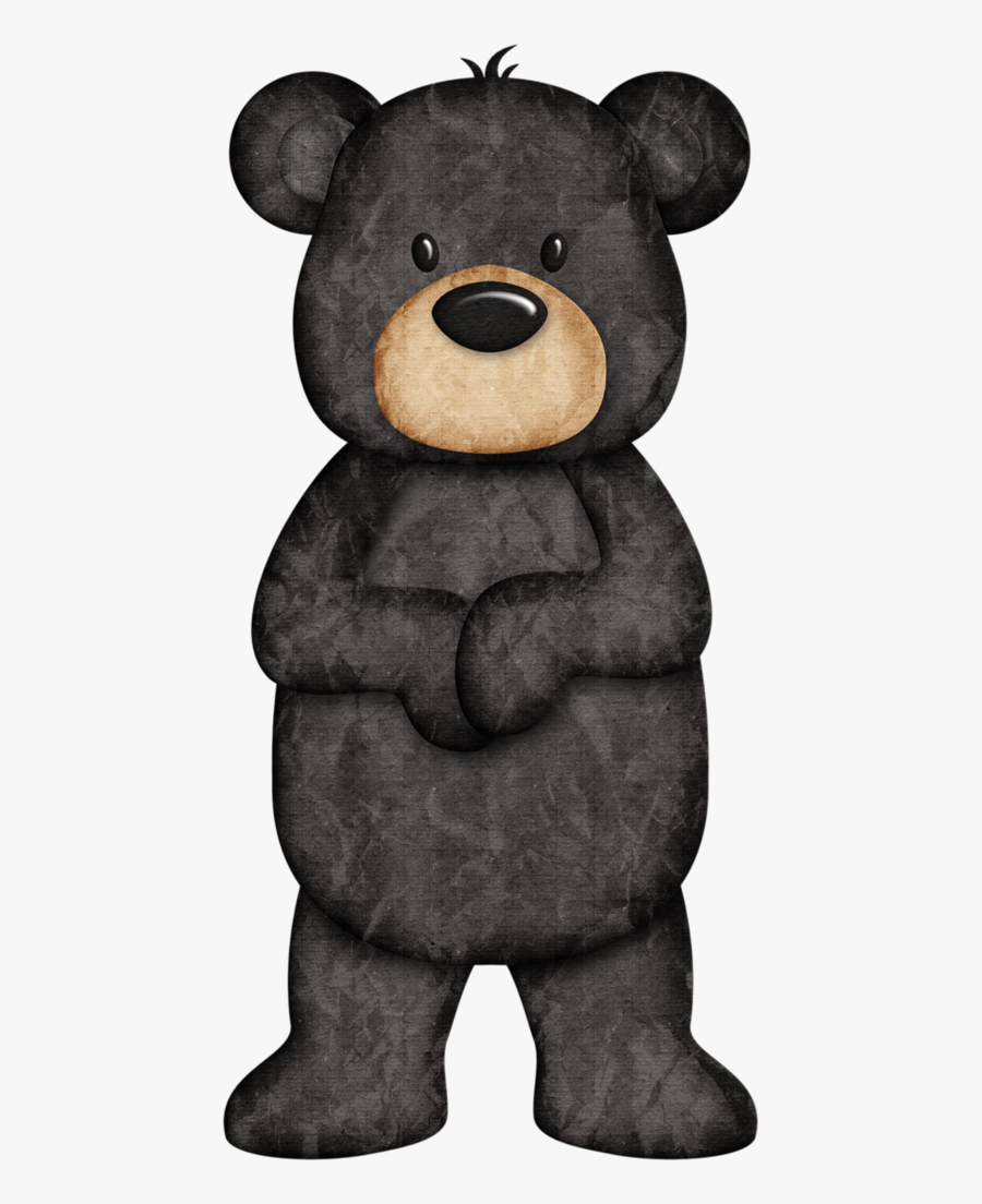 Bear Clipart Camping - Cute Black Bear Clipart, Transparent Clipart