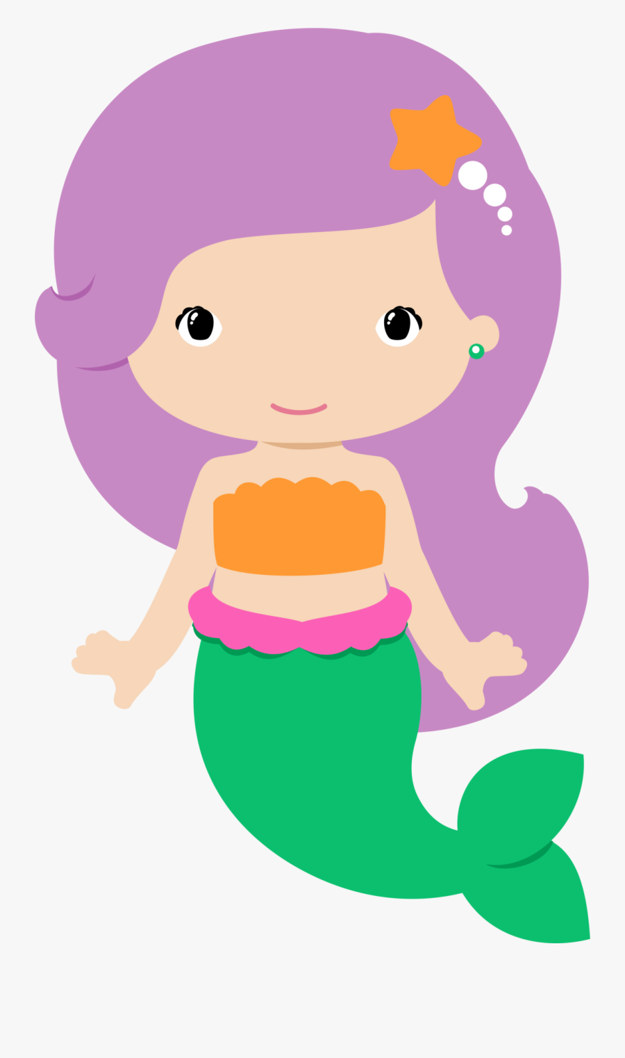 Cute Mermaid, Scrapbook Embellishments, Mermaid Clipart, - Mermaid Clipart, Transparent Clipart