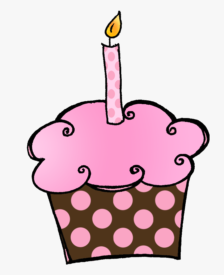 Happy Birthday Cupcake Clip Art And Nice Photo - Birthday Cupcake Clipart, Transparent Clipart