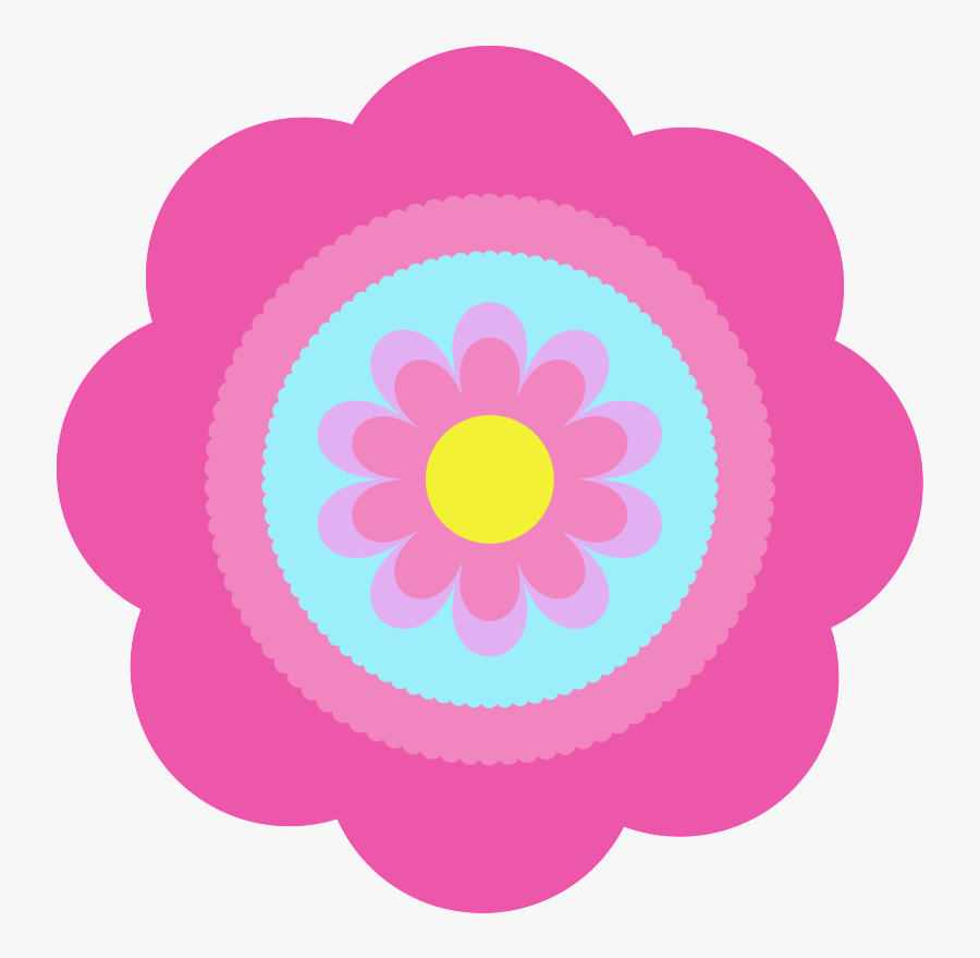 Free Digital Clipart Cute Flower - Cute Flowers Clipart Png, Transparent Clipart