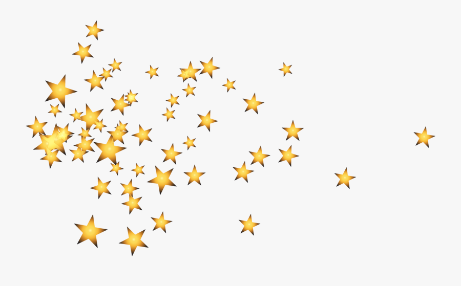 Gold Stars Clipart, Transparent Clipart