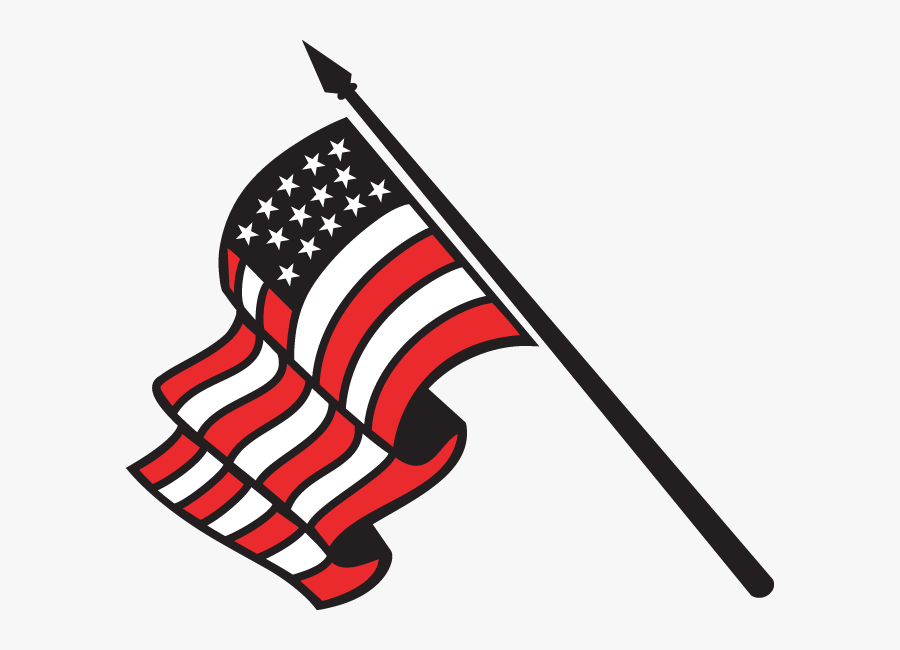 Usa And England Flags - Us And Great Britain Flags, Transparent Clipart