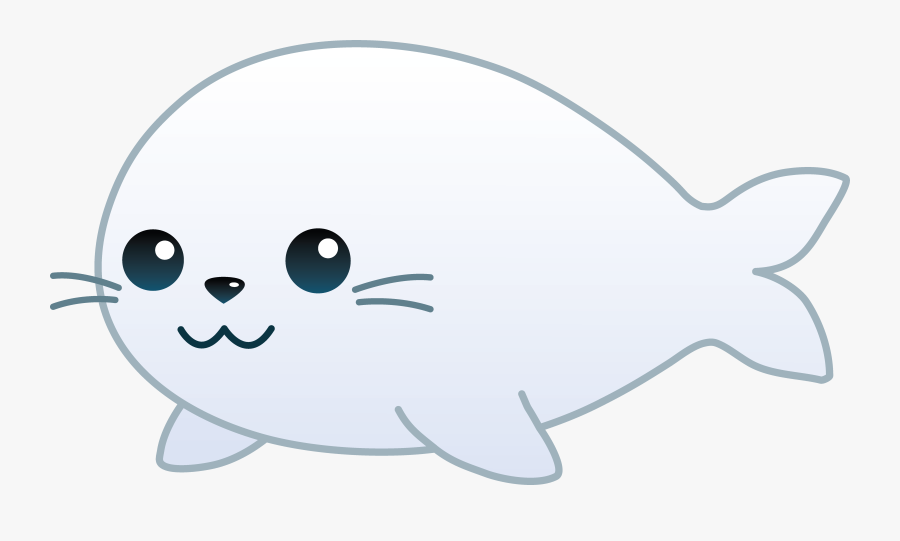 Sea Lion Clipart - Draw A Cute Sea Lion, Transparent Clipart