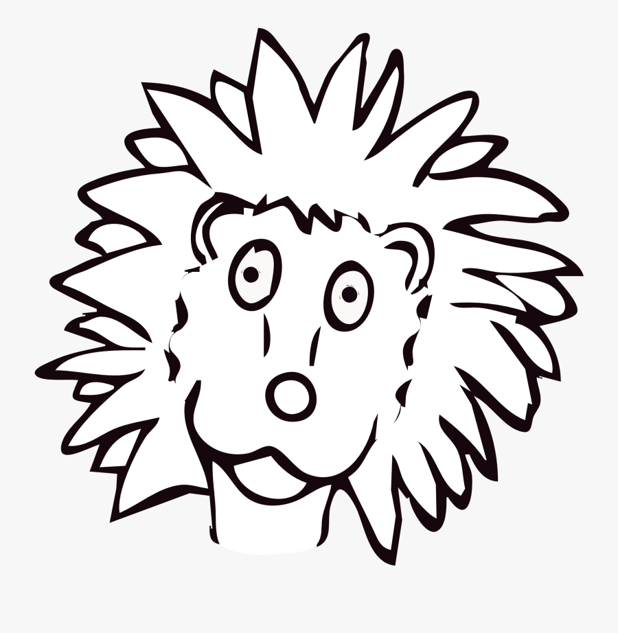 Line Drawing Lion - Clip Art, Transparent Clipart