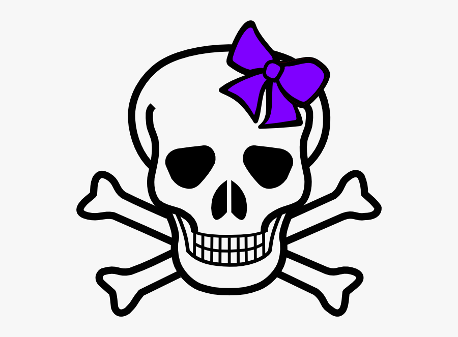 Skull And Crossbones, Transparent Clipart