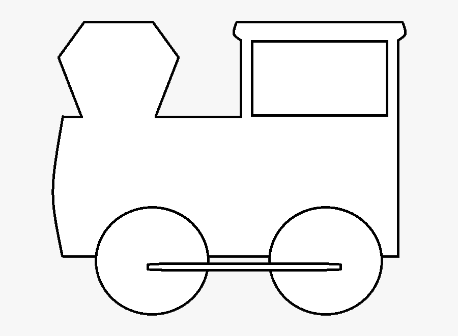 Engine - Clipart - Train Carriage Clipart Black And White, Transparent Clipart