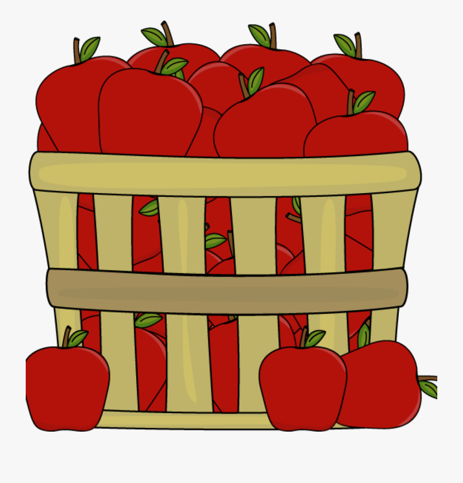 Apples In A Basket Clip Art Apples In A Basket Image - Basket Of Apples Clip Art, Transparent Clipart