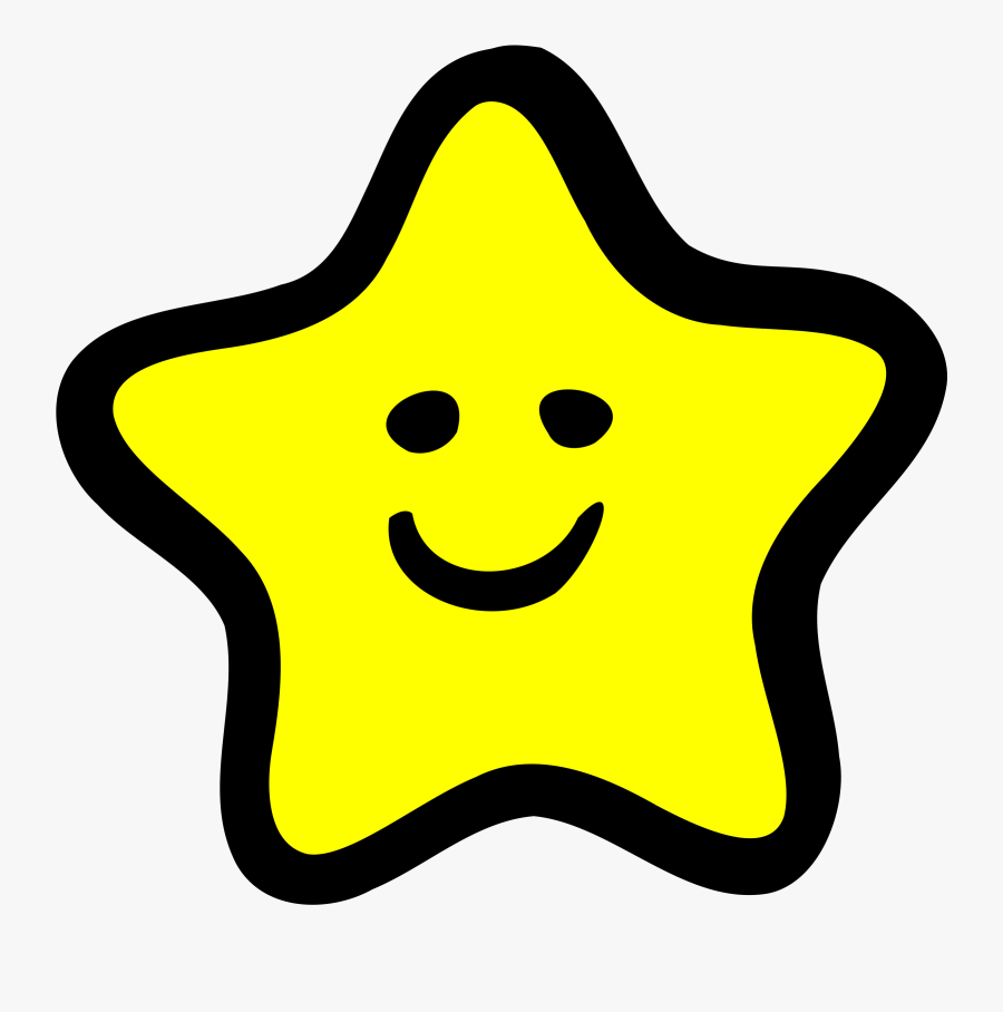 Clipart - Clip Art Happy Star, Transparent Clipart