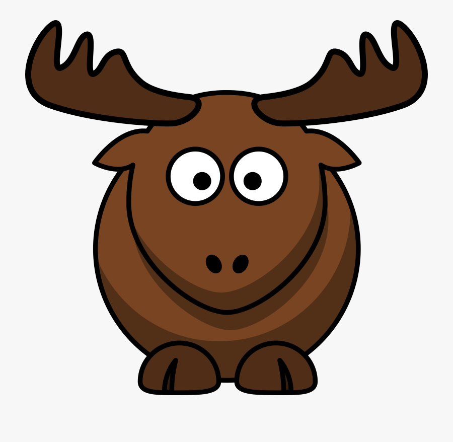 Cartoon Moose Clipart, Transparent Clipart