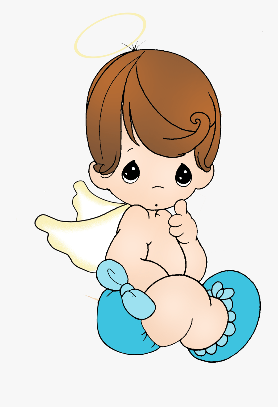 Baby Girl Clipart Precious Moment - Angelitos Preciosos Momentos Bautizo, Transparent Clipart