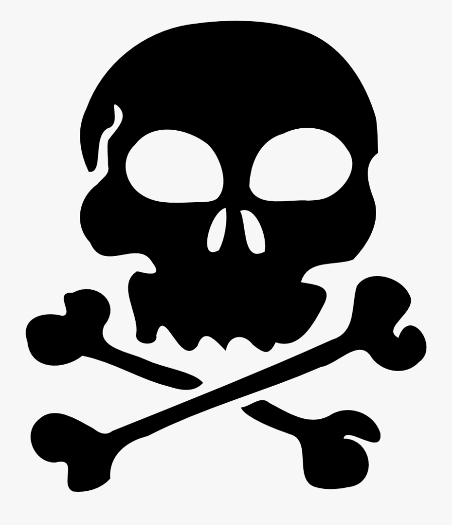 Free Clipart - Skull And Bones No Background, Transparent Clipart