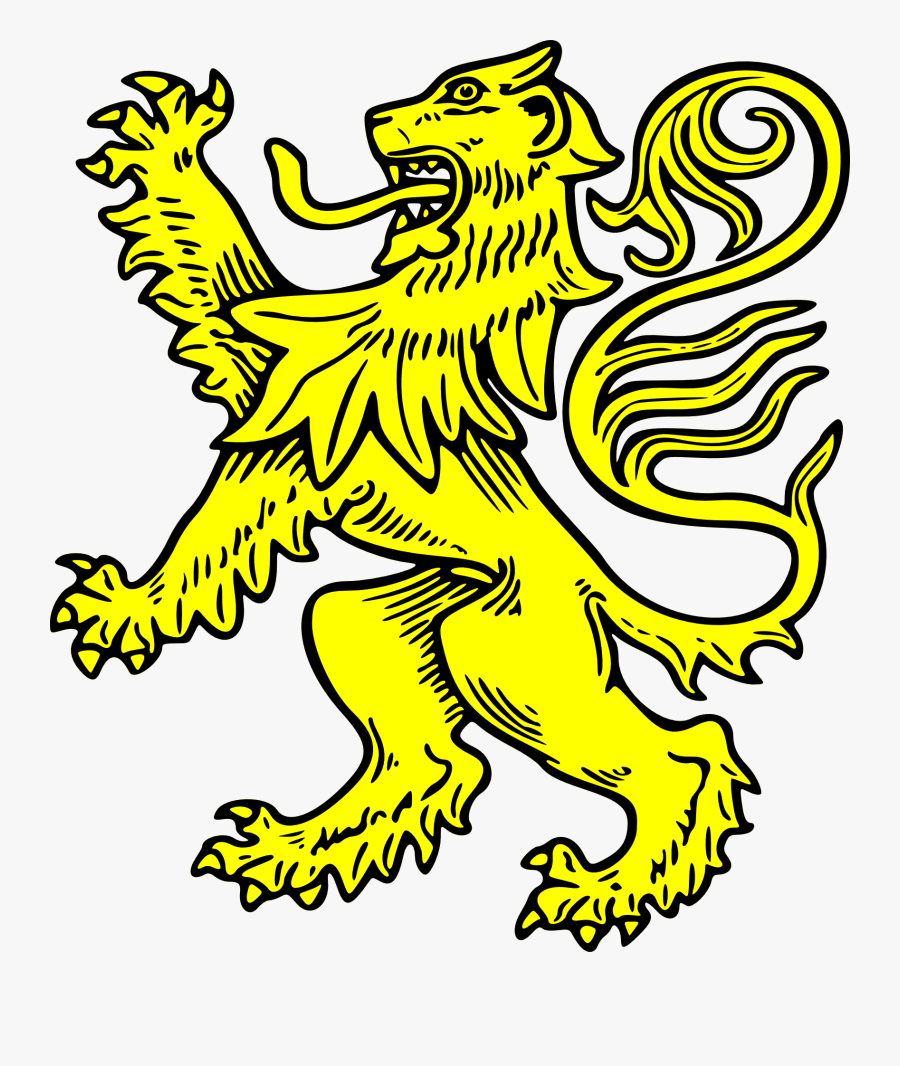 Lion Svg Clip Arts - Transparent Lion Coat Of Arms, Transparent Clipart