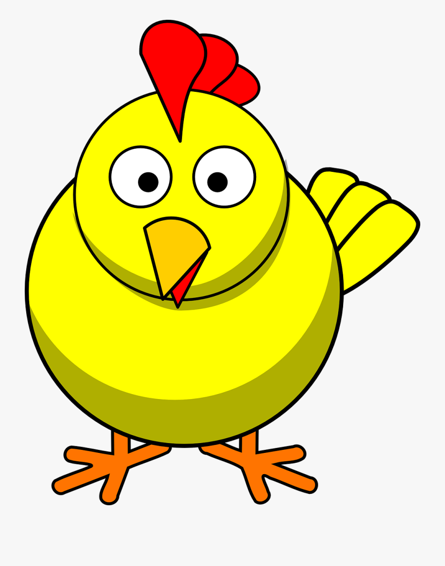 Baby Chicken Clip Art At Vector Clip Art - Transparent Background Cartoon Chicken Clipart, Transparent Clipart