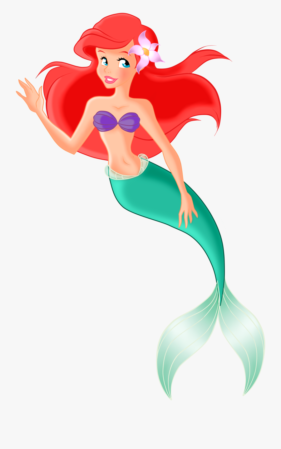 Little Mermaid Clip Art - Little Mermaid Png Transparent , Free