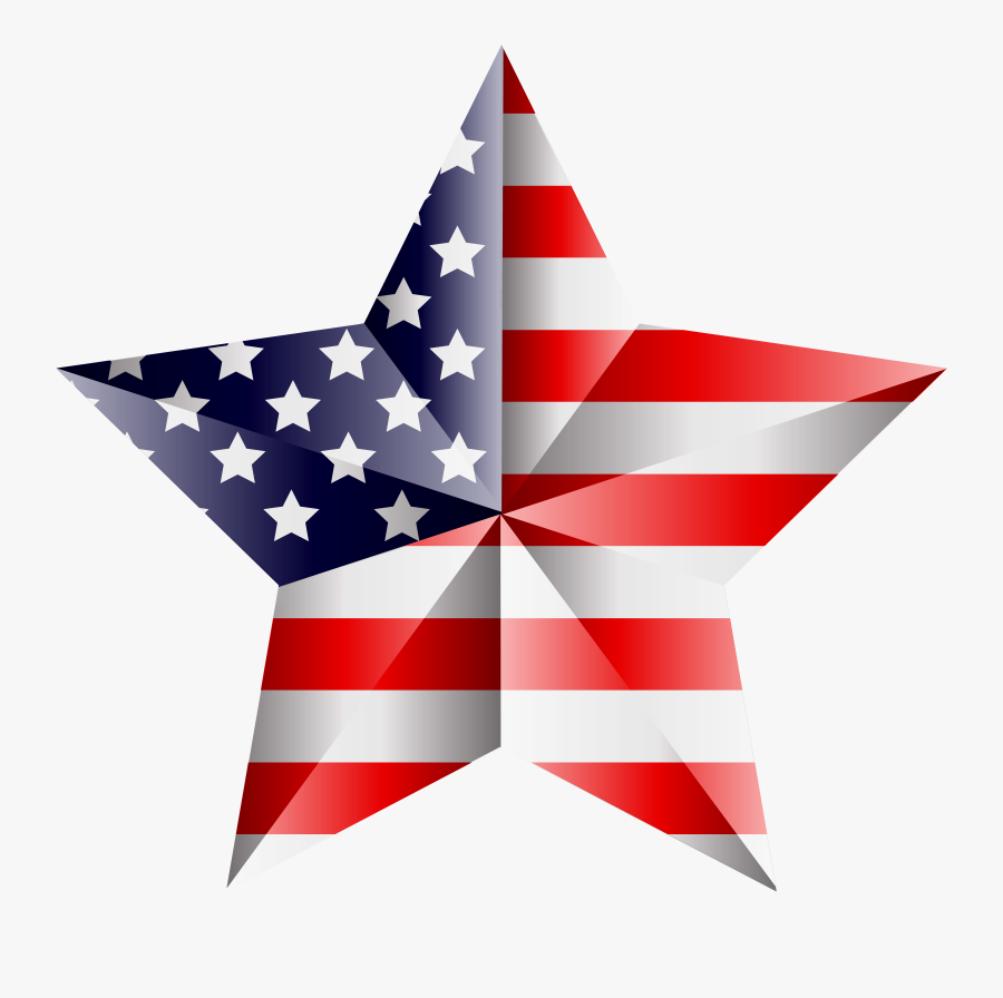 United Star Of American Transparent States Flag Clipart, Transparent Clipart
