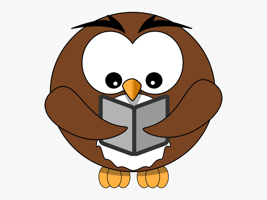 Owl Book Clipart Free Clipart Images - Clipart Owl With Book, Transparent Clipart