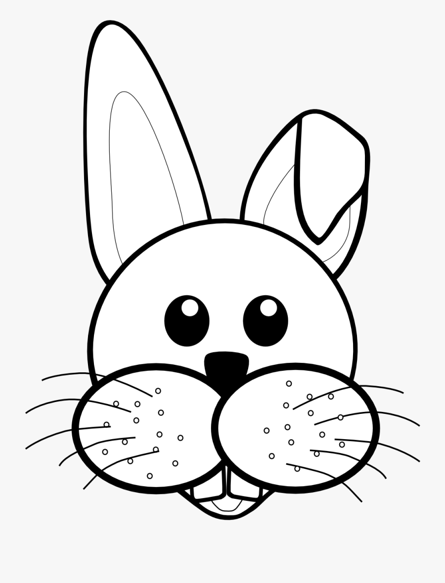 Rabbit Black And White Bunny Black And White Rabbit - Bunny Black And White Clipart, Transparent Clipart