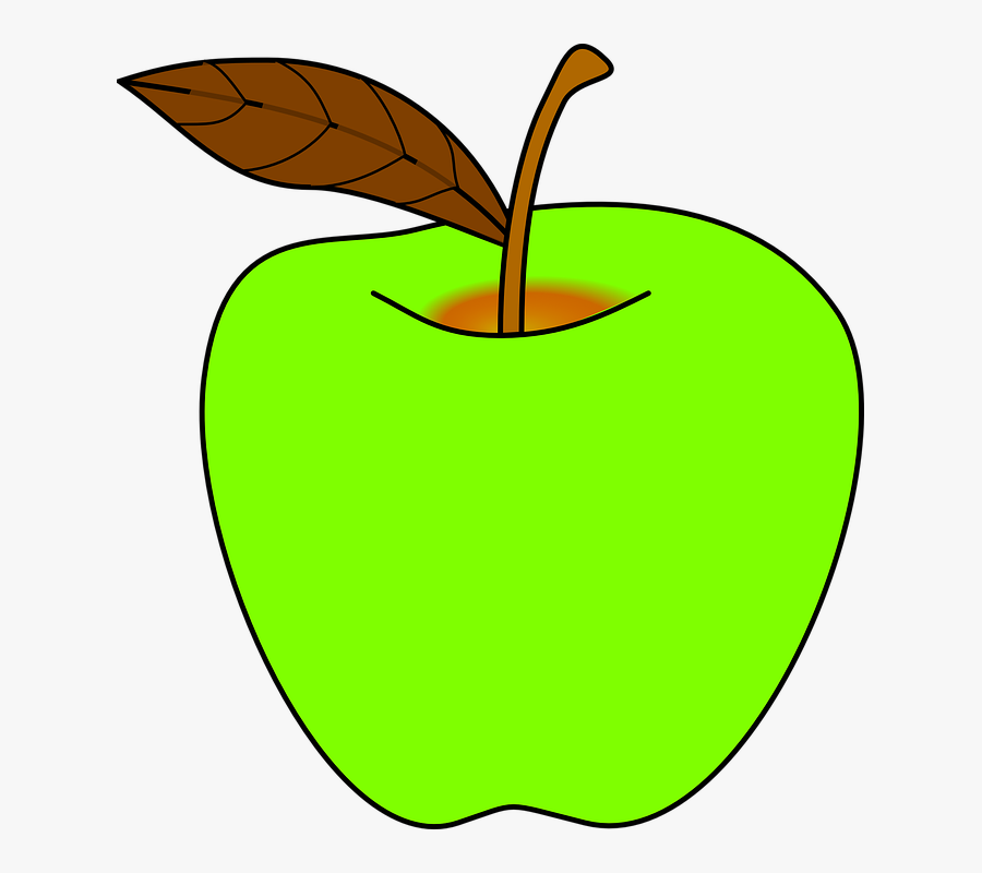 Green Apple Svg Clip Arts - Green Apples Clipart, Transparent Clipart