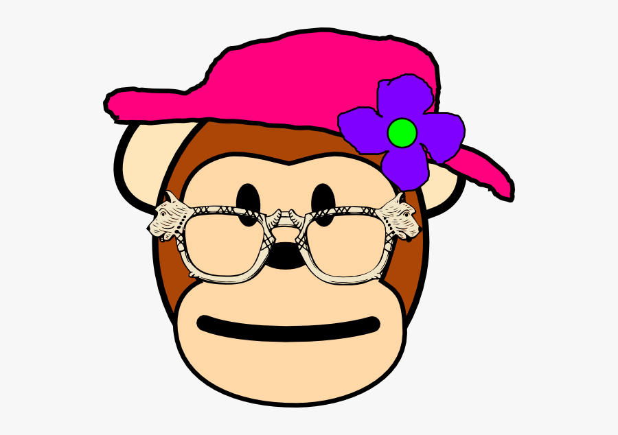 Monkey Clipart Grandma - Grandma Monkey Clipart, Transparent Clipart