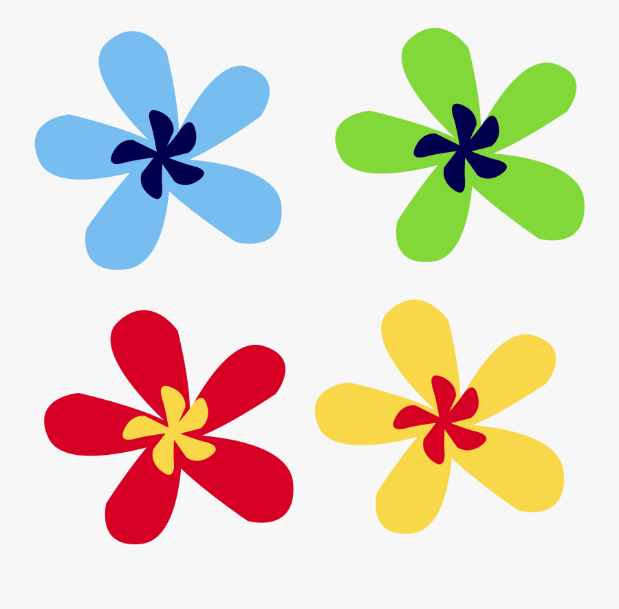 Flower Clipart Design - Clip Art Design Flowers, Transparent Clipart