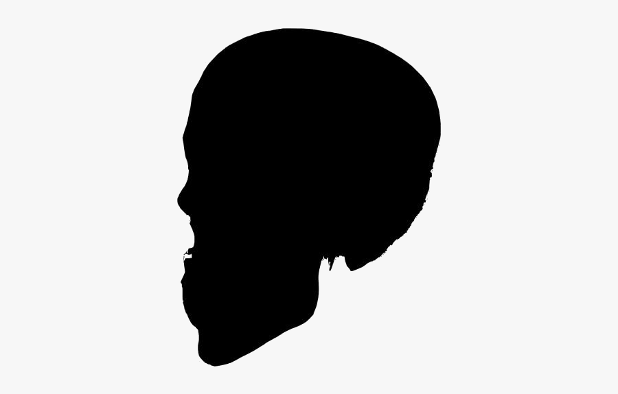 Skull Clipart Png Black And White - Illustration, Transparent Clipart