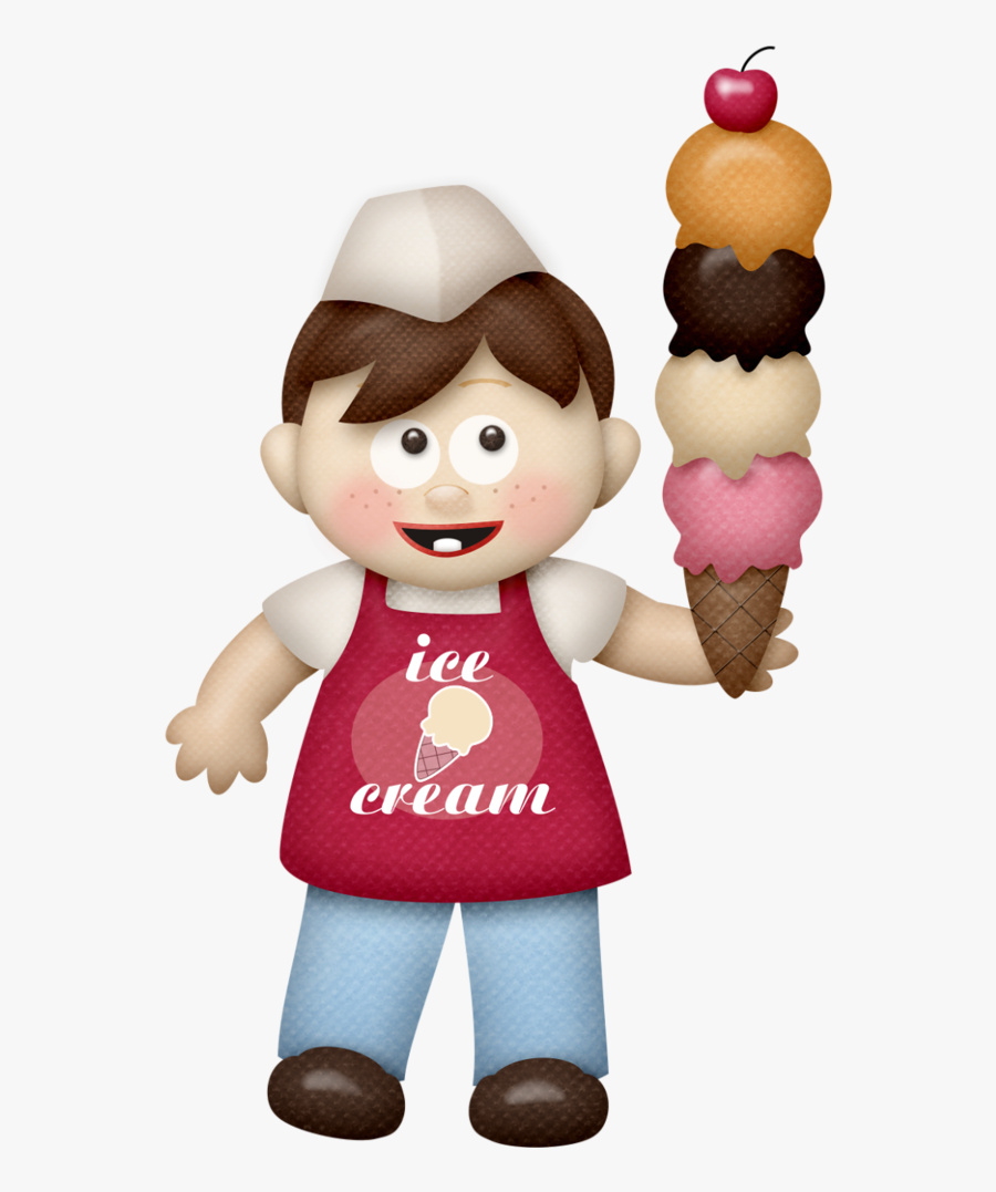 B *✿* Heladeros Ice Cream Clipart, Food Clipart, Summer - Heladero Png, Transparent Clipart