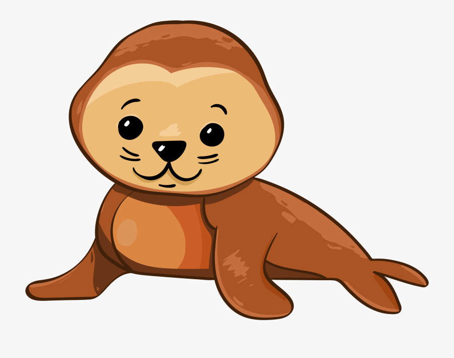 Transparent Seals Clipart - Big Cute Seal Clipart, Transparent Clipart