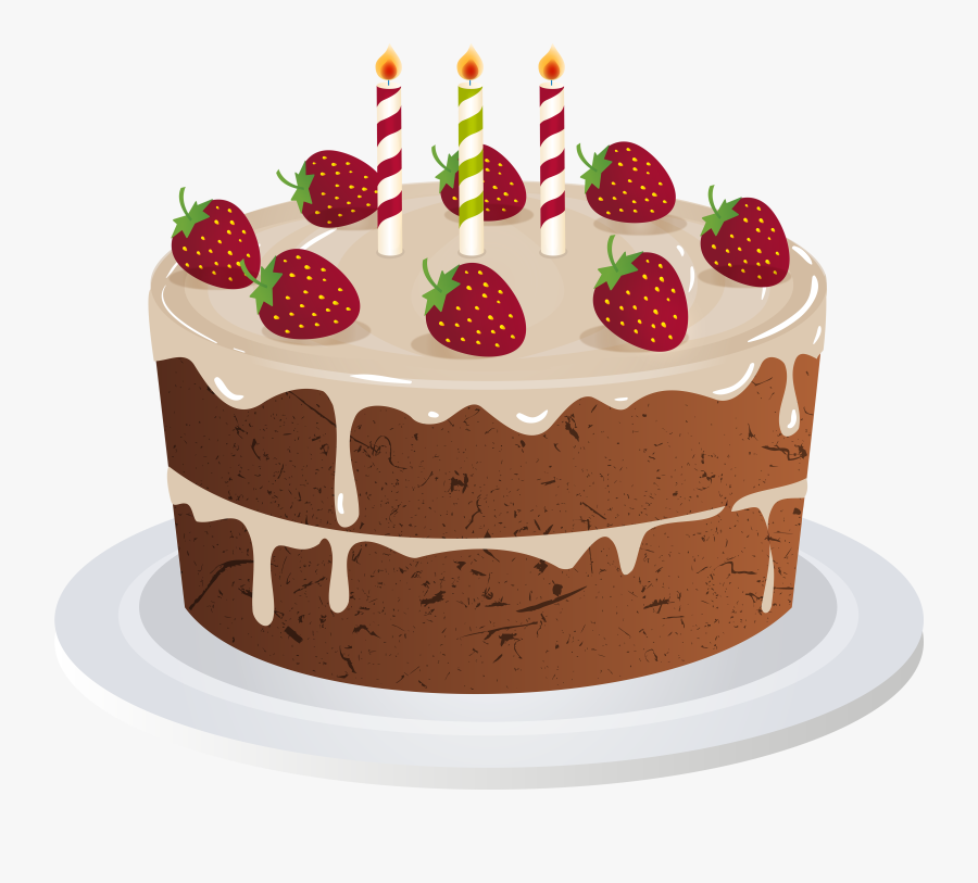 Birthday Cake Transparent Png Clip Art Image, Transparent Clipart