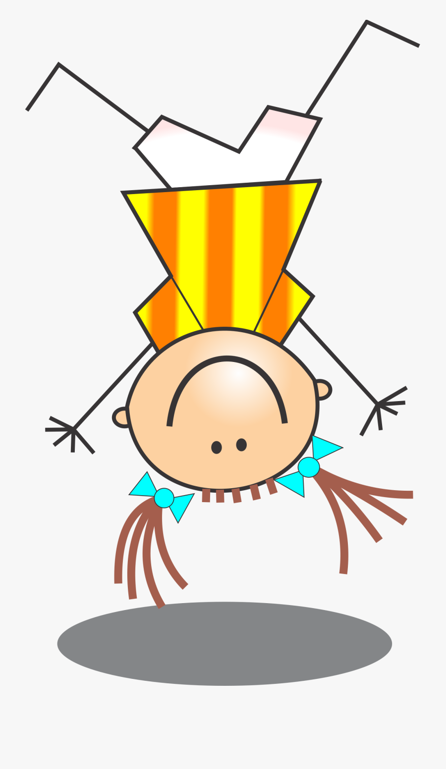 Ms Office Stick Figure Clip Art - Lines Kids Png, Transparent Clipart