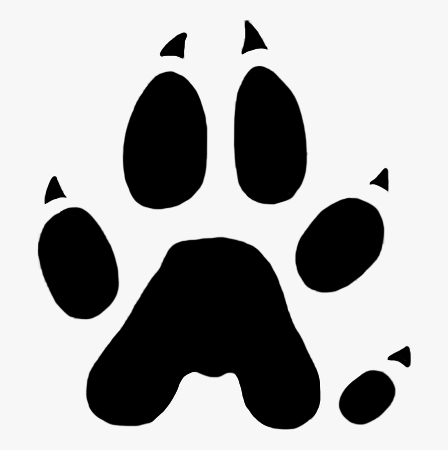 Transparent Pawprint Clipart - Paw And Moon Tattoo, Transparent Clipart