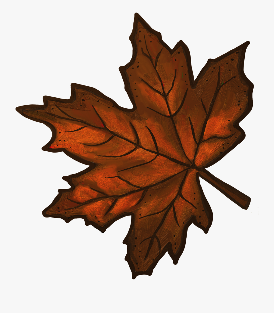 Maple Leaf Brown Leaf Clipart Kid - Brown Maple Leaf Clip Art, Transparent Clipart