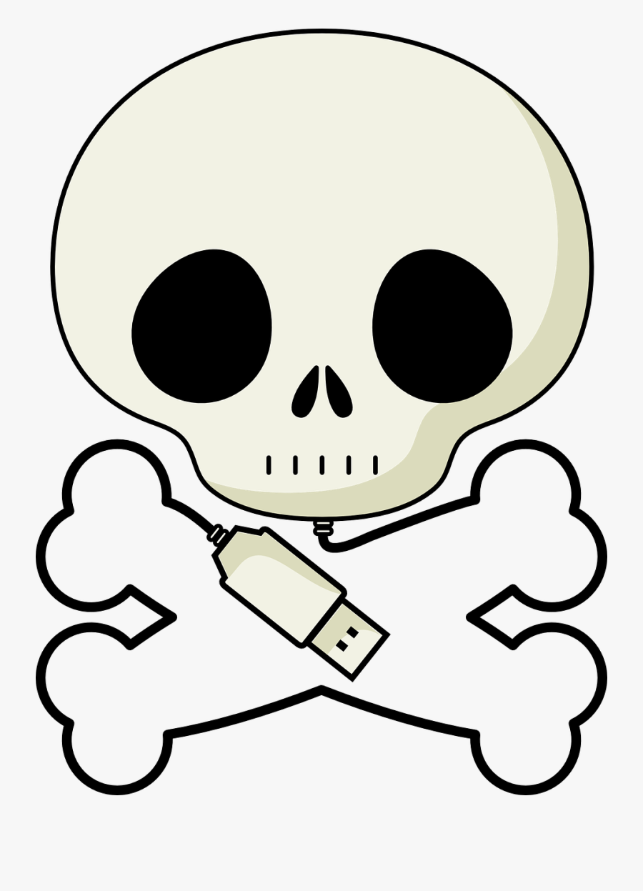Logo Skull Hyf - Cute Skull Png, Transparent Clipart