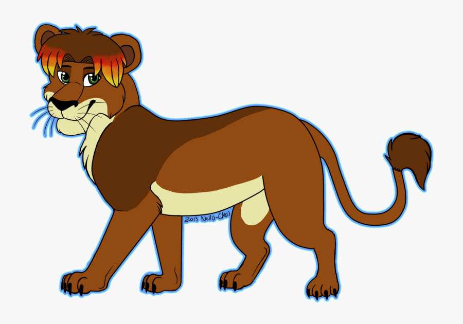 Transparent Paw Prints Clip Art - Masai Lion, Transparent Clipart