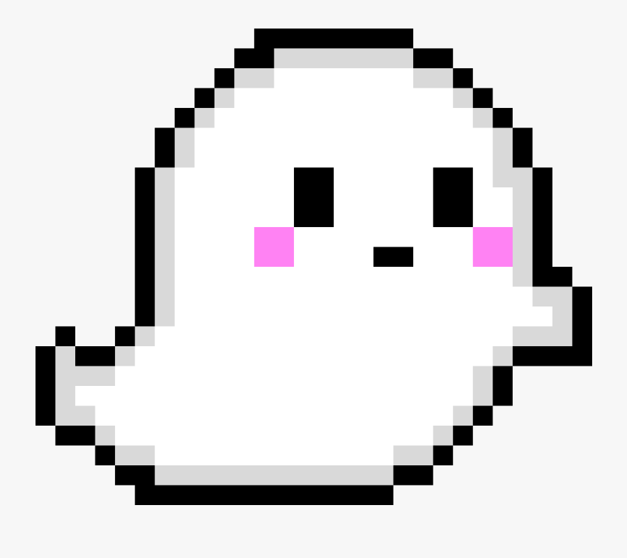 Snapchat Ghost Pixel Art Holiday Fond Décran - Cute Ghost Pixel Art, Transparent Clipart