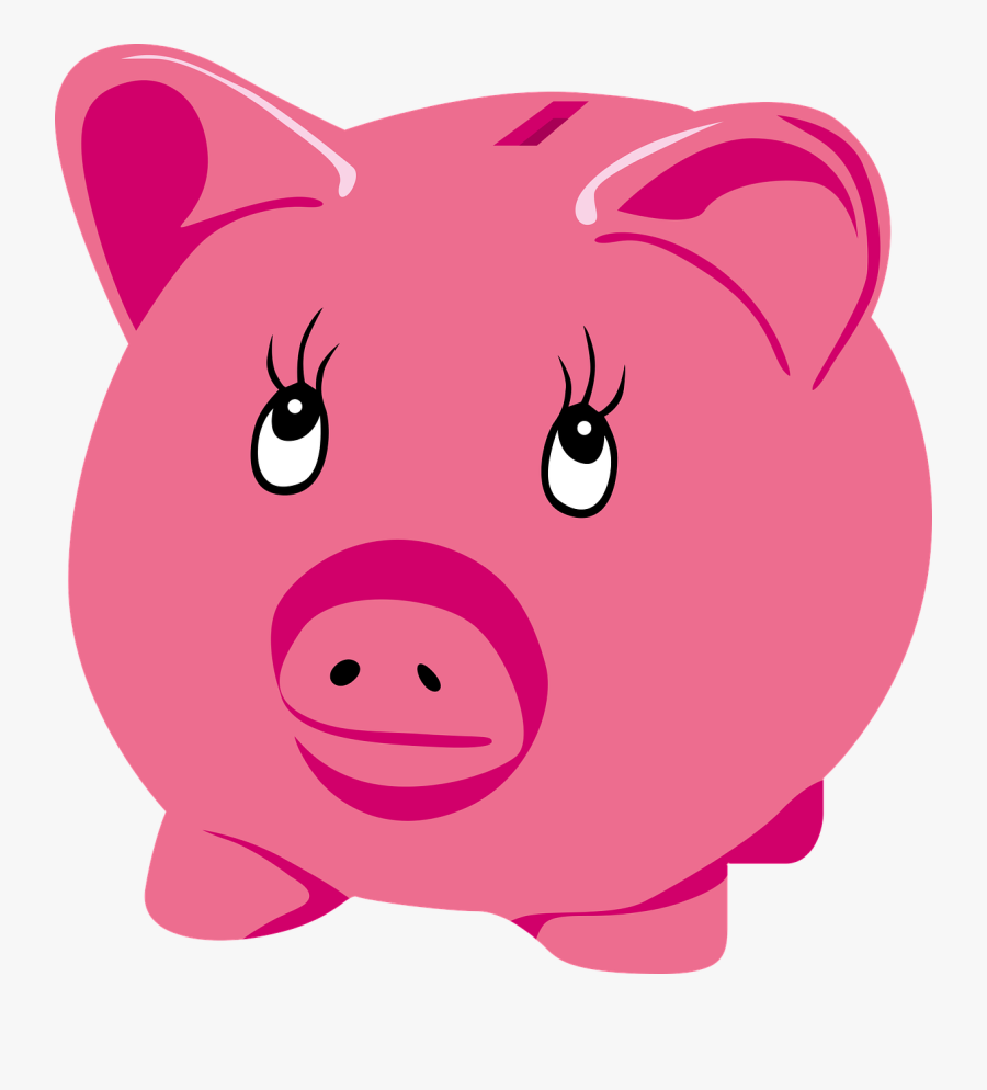 Cute Pig Cliparts - Hình Con Heo Đất, Transparent Clipart
