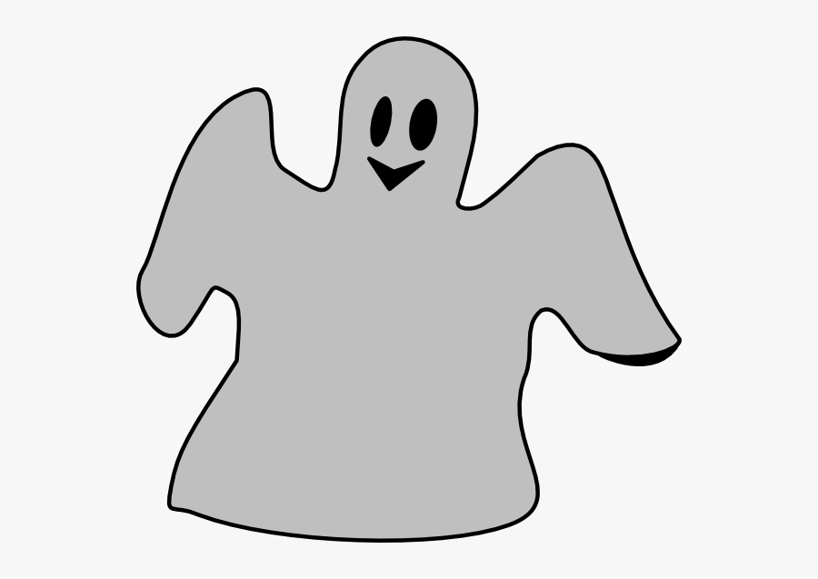 Transparent Ghost Clipart Black And White, Transparent Clipart