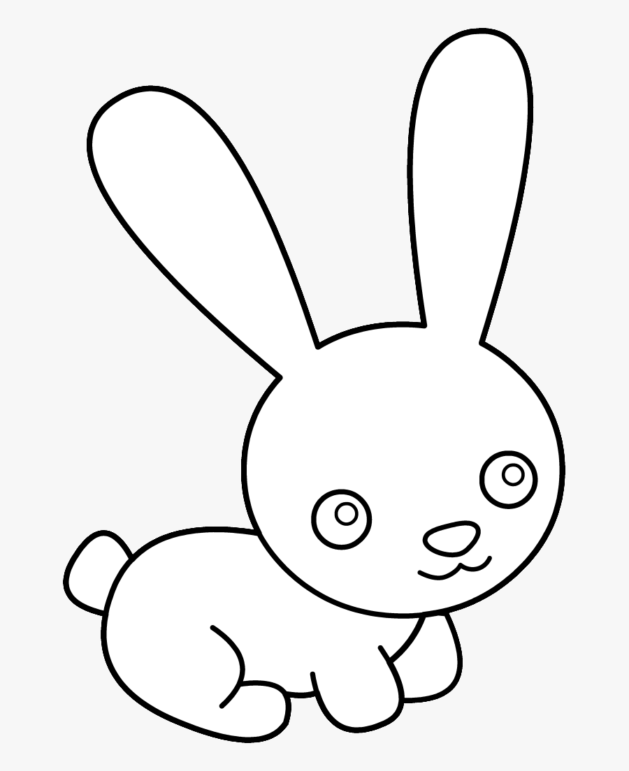 Bunny Black And White Bunny Rabbit Clipart Black And - Bunny Clipart Black And White, Transparent Clipart