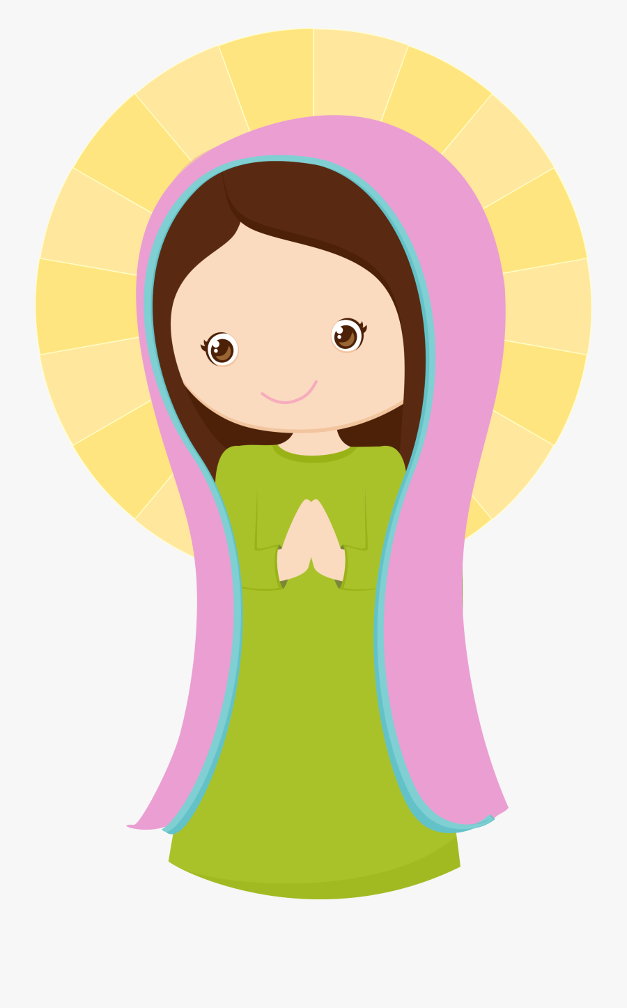 Grafos Fromheaven - Caricaturas De La Virgen María, Transparent Clipart