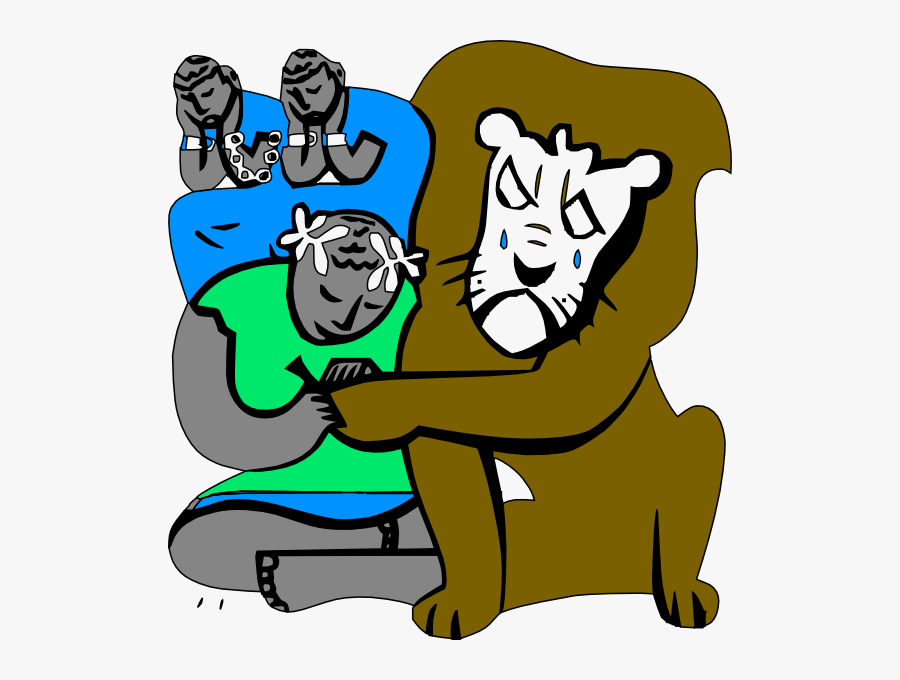 Androcles And The Lion Svg Clip Arts - Androcles And The Lion Drawing, Transparent Clipart