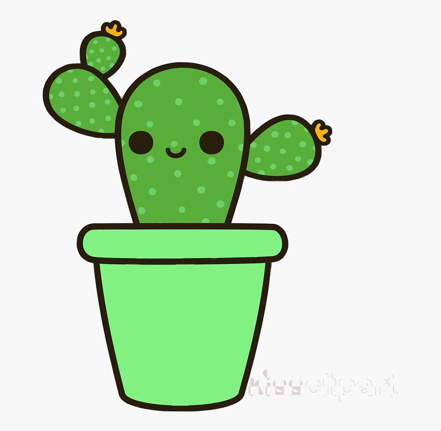 Cactus Cute Clipart Clip Art Transparent Png - Cute Cactus Transparent Background, Transparent Clipart