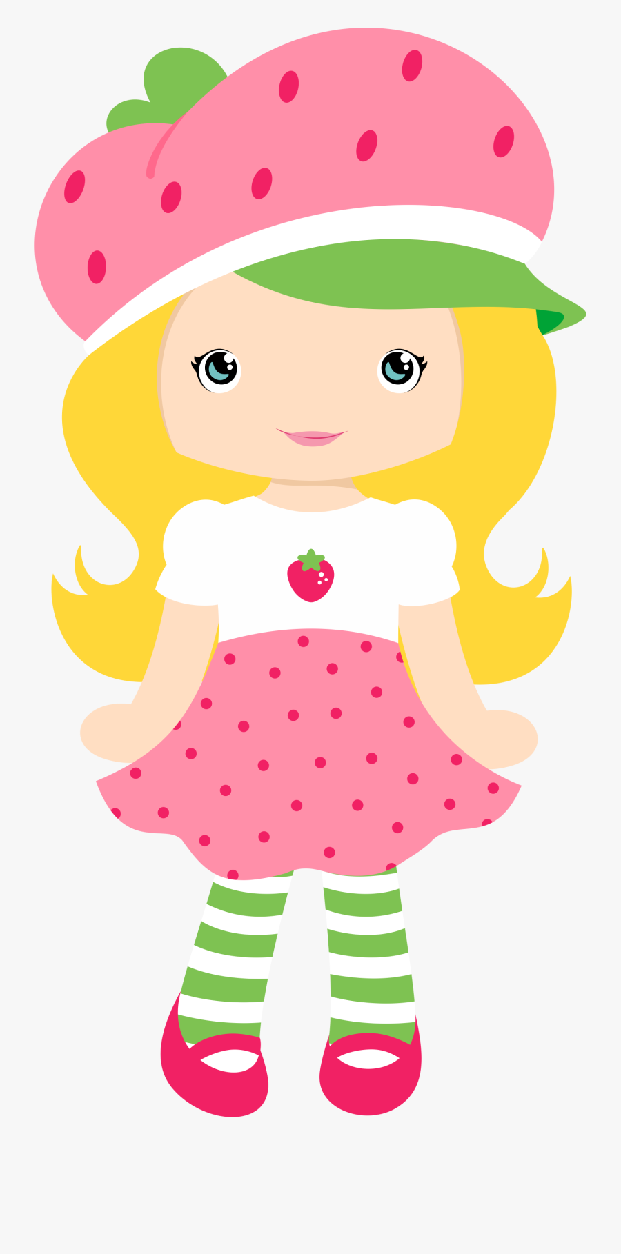 Girl Clipart Danielle M - Strawberry Shortcake Clipart Minus, Transparent Clipart