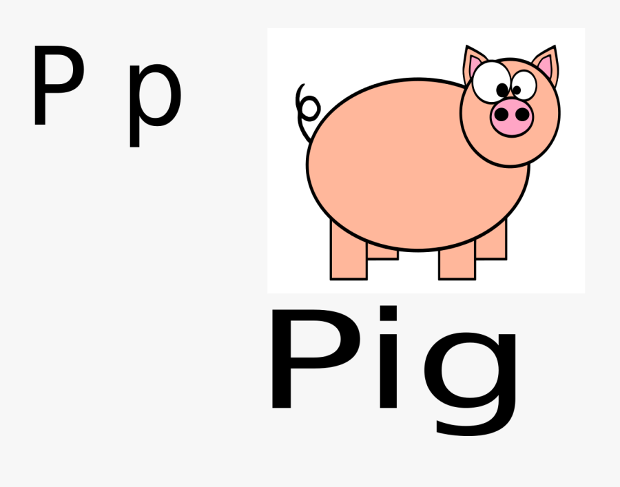 Free Roller Coaster Free P For Pig - P For Pig Clip Art, Transparent Clipart