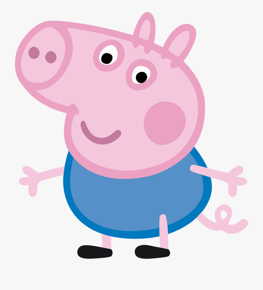 Cartoon Characters Peppa Png - Cartoon Peppa Pig George, Transparent Clipart